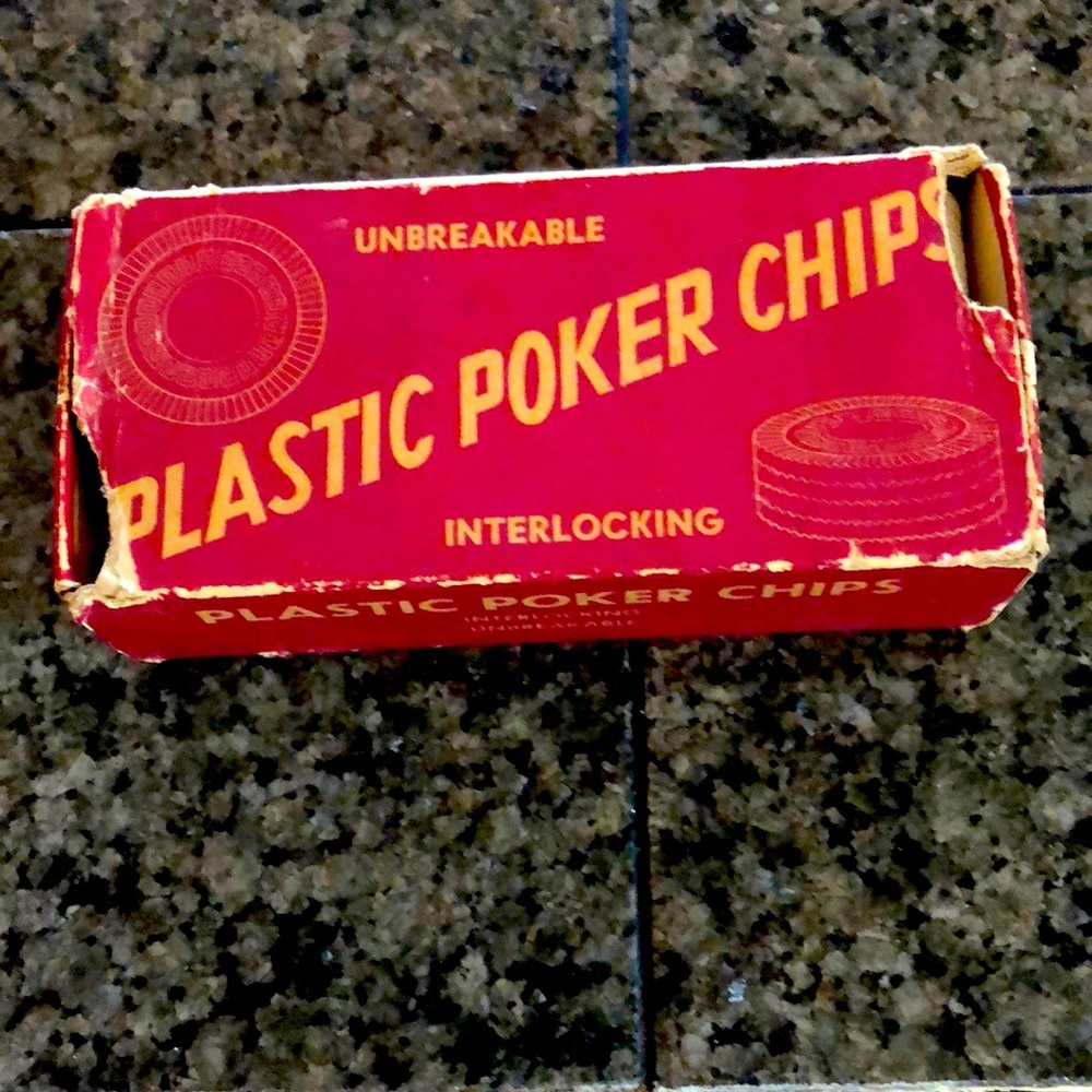 Vintage poker chips